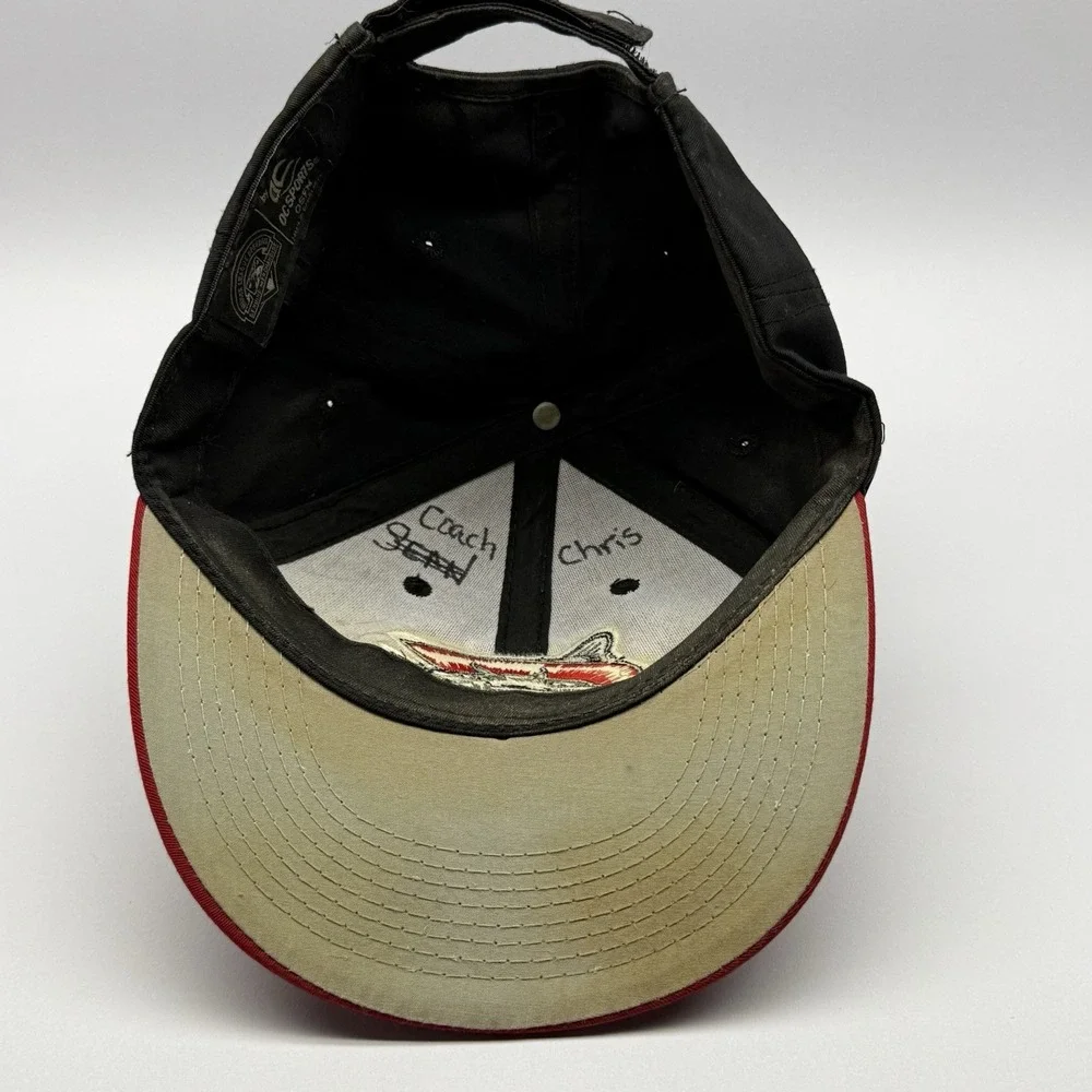 OC Sports‎ Carolina Mudcats MILB OSFM Baseball Hat Cap Black Red Youth